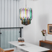 Prismatic Glass Colorful Chandelier - Simprolos