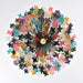 Prismatic Glass Colorful Chandelier - Simprolos