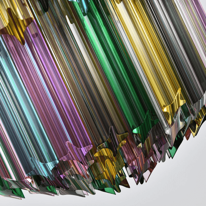 Prismatic Glass Colorful Chandelier - Simprolos