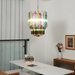 Prismatic Glass Colorful Chandelier - Simprolos
