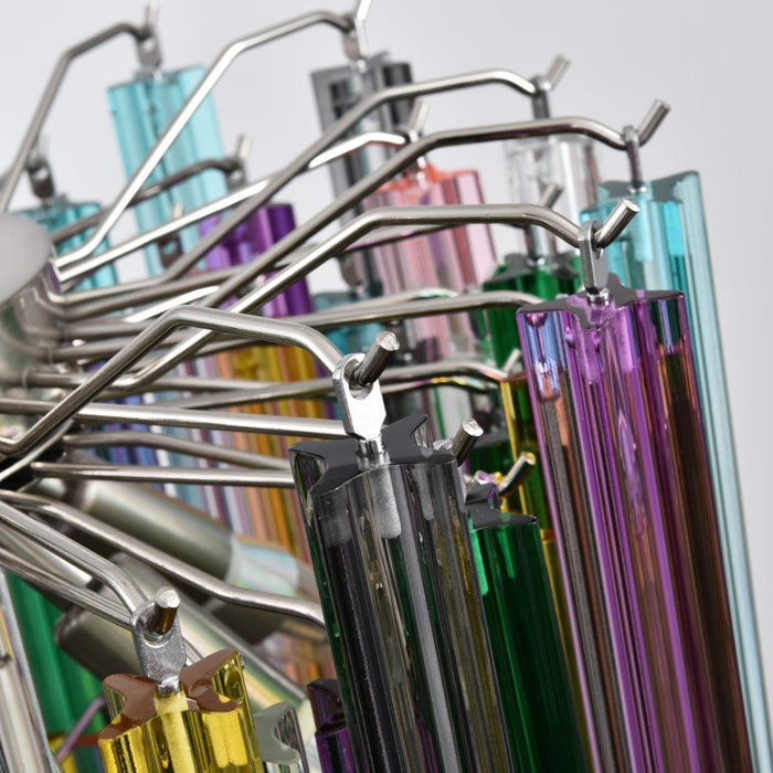 Prismatic Glass Colorful Chandelier - Simprolos