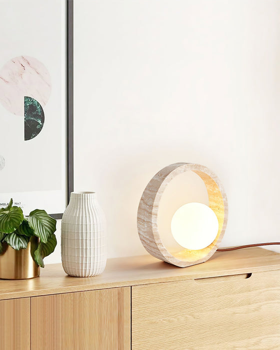 Q Circle Table Lamp - Simprolos