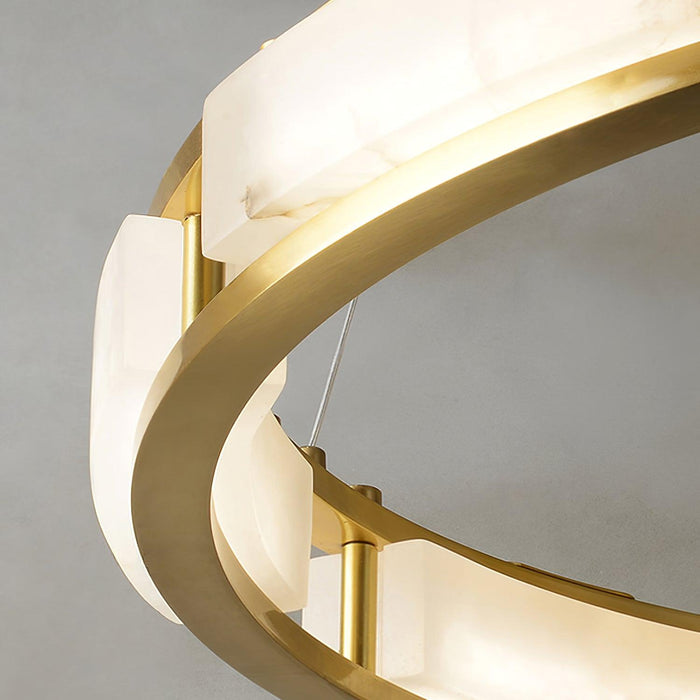 Qatar Alabaster Chandelier - Simprolos