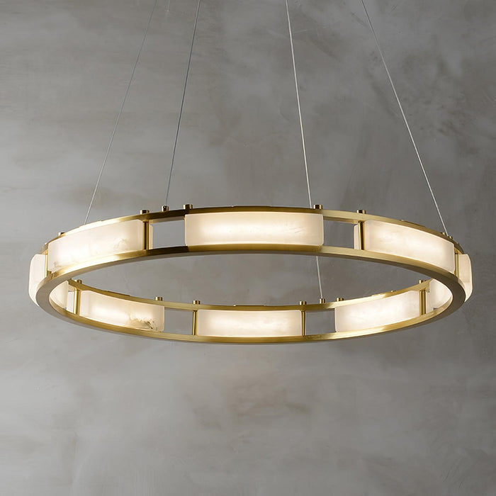 Qatar Alabaster Chandelier - Simprolos