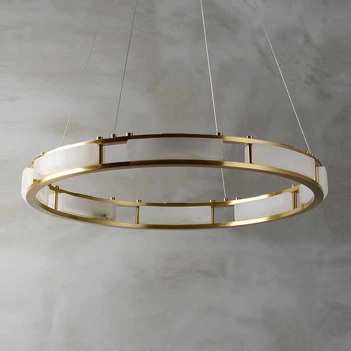 Qatar Alabaster Chandelier - Simprolos