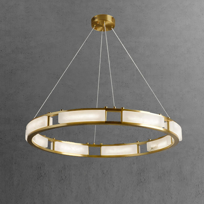 Qatar Alabaster Chandelier - Simprolos