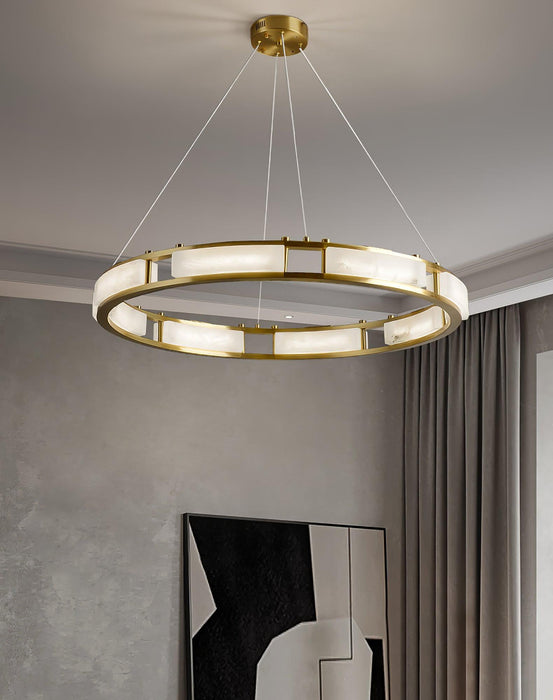 Qatar Alabaster Chandelier - Simprolos