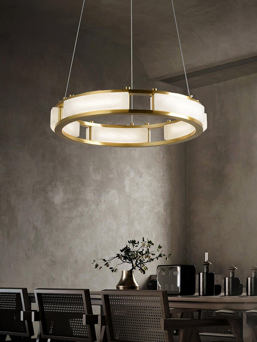 Qatar Alabaster Chandelier - Simprolos