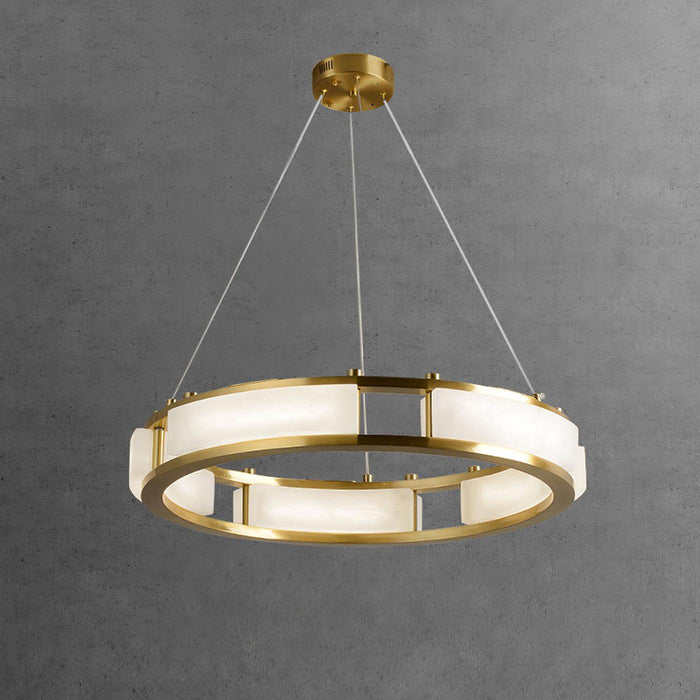 Qatar Alabaster Chandelier - Simprolos