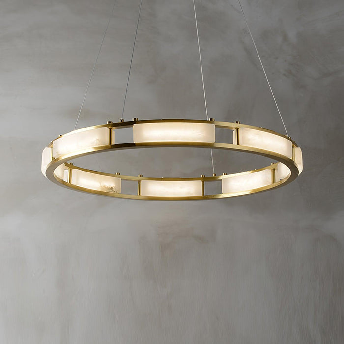 Qatar Alabaster Chandelier - Simprolos