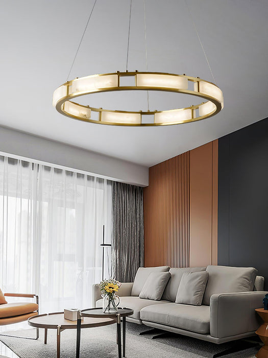 Qatar Alabaster Chandelier - Simprolos