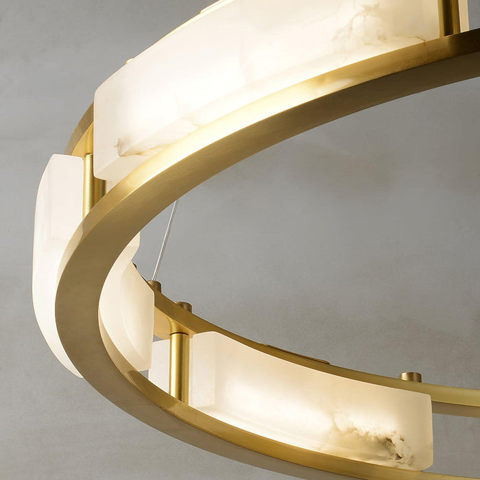 Qatar Alabaster Chandelier - Simprolos
