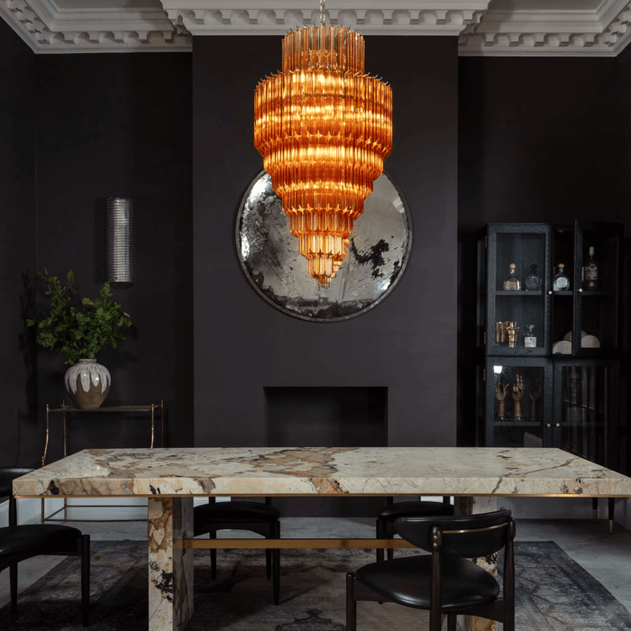 Raphael Glass Chandelier - Simprolos