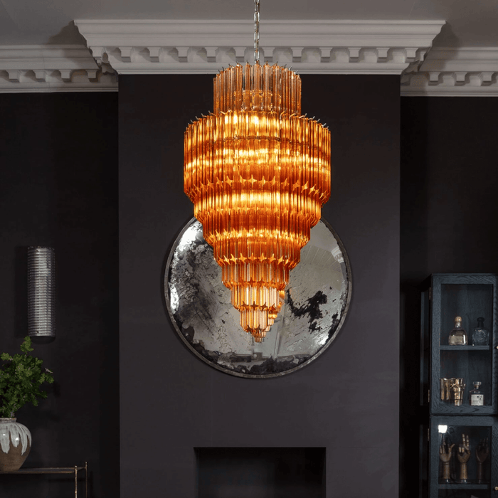 Raphael Glass Chandelier - Simprolos