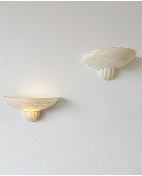 Rare Alabaster Wall Sconce - Simprolos