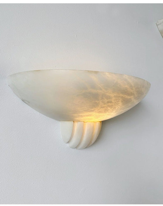 Rare Alabaster Wall Sconce - Simprolos