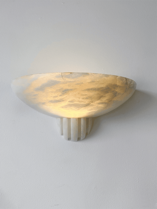 Rare Alabaster Wall Sconce - Simprolos
