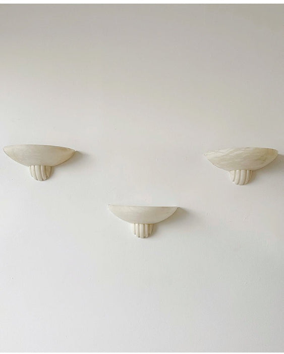 Rare Alabaster Wall Sconce - Simprolos