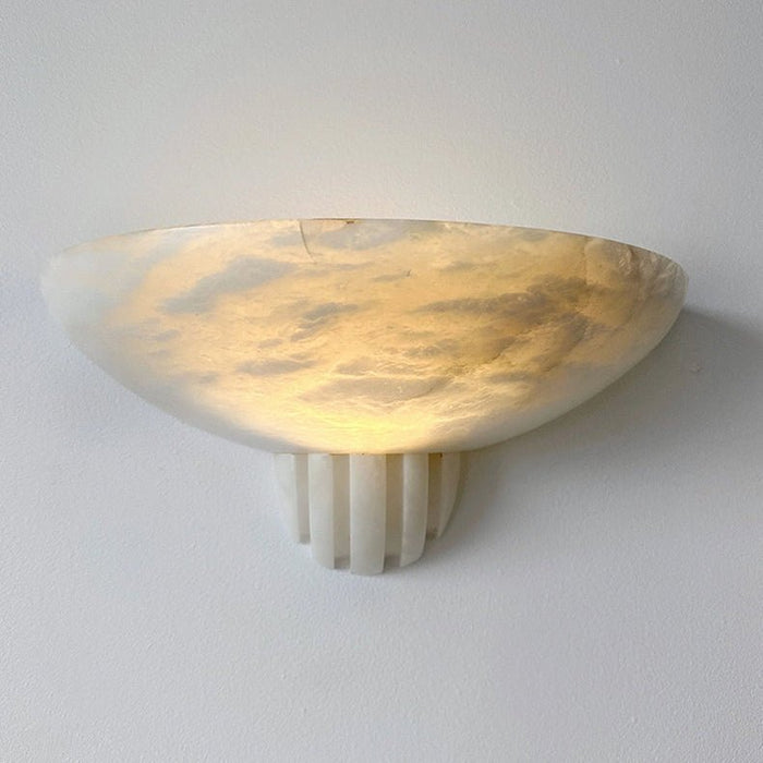 Rare Alabaster Wall Sconce - Simprolos