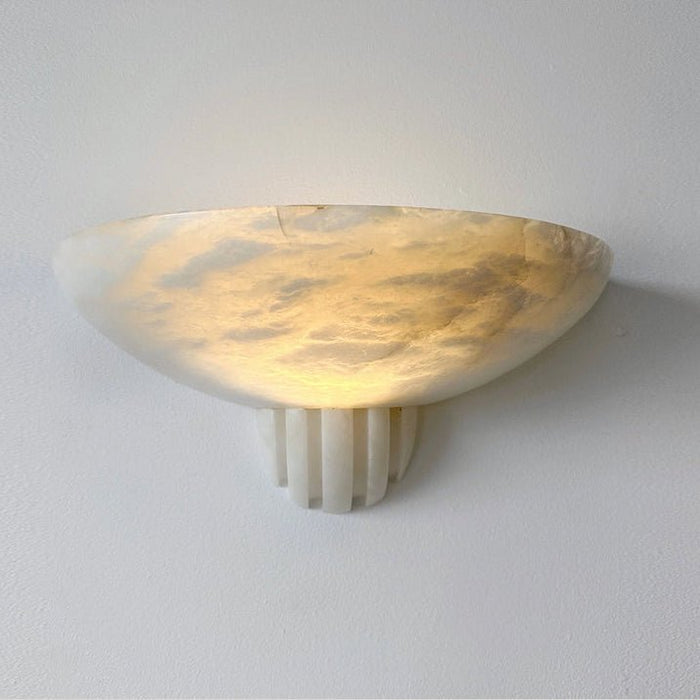 Rare Alabaster Wall Sconce - Simprolos