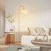 Rattan Arch Floor Lamp Simprolos