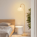 Rattan Arch Floor Lamp Simprolos