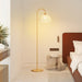 Rattan Arch Floor Lamp Simprolos