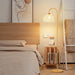 Rattan Arch Floor Lamp Simprolos