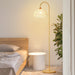 Rattan Arch Floor Lamp Simprolos
