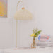 Rattan Arch Floor Lamp Simprolos