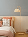 Rattan Arch Floor Lamp Simprolos