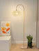 Rattan Arch Floor Lamp Simprolos