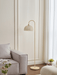 Rattan Arch Floor Lamp Simprolos
