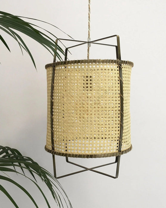 Rattan Cane Pendant Light - Simprolos