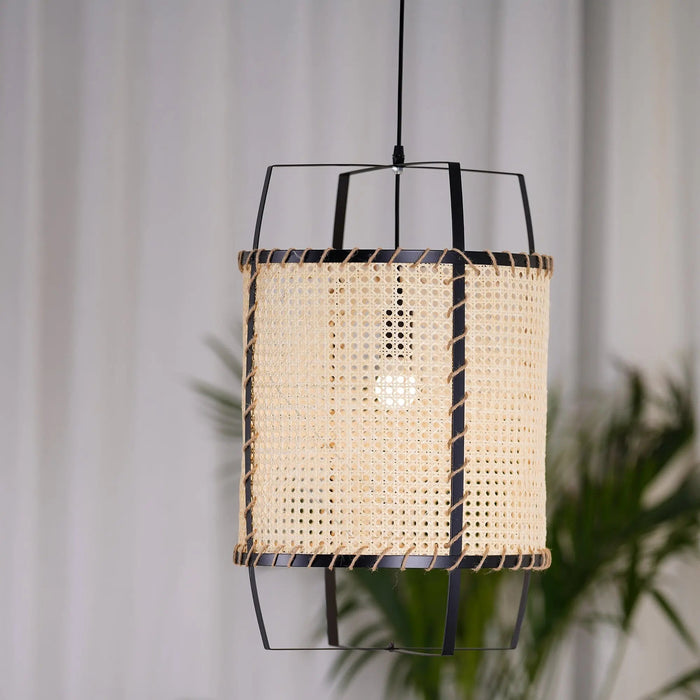 Rattan Cane Pendant Light - Simprolos