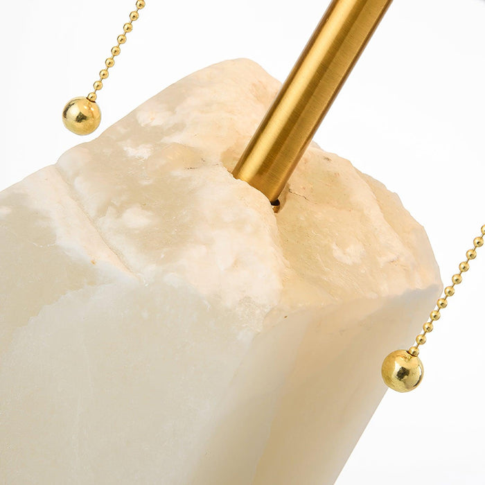 Raw Alabaster Table Lamp - Simprolos