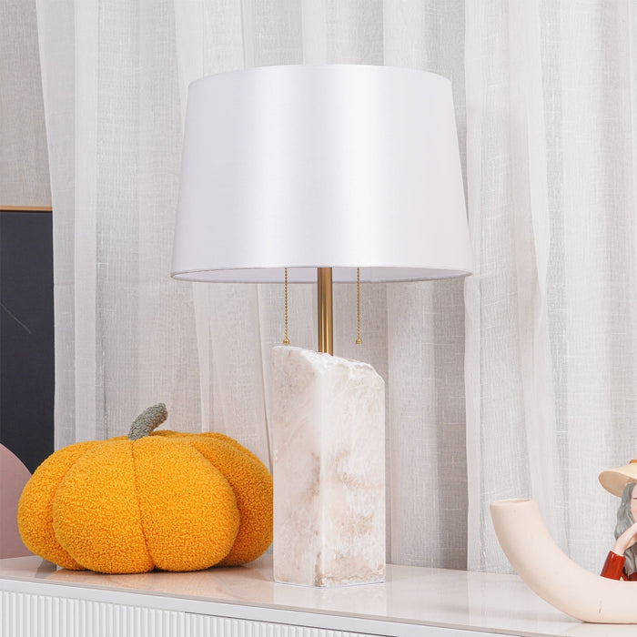 Raw Alabaster Table Lamp - Simprolos