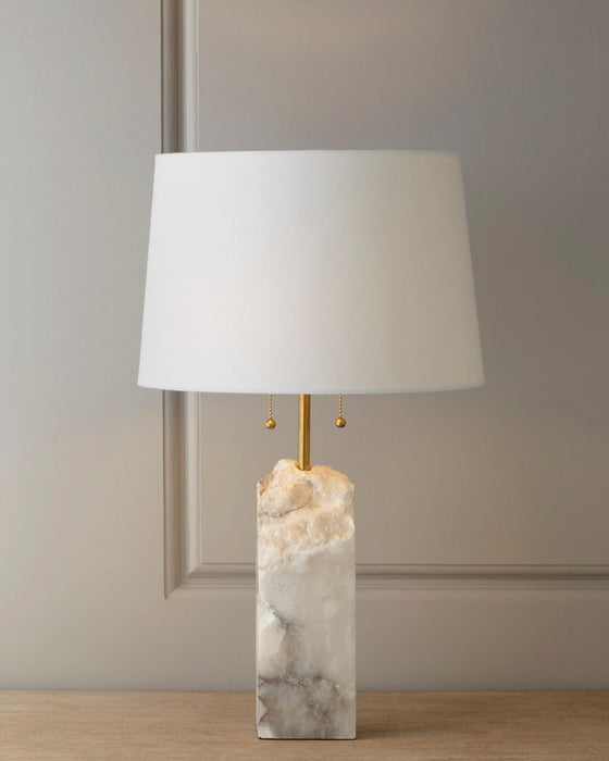 Raw Alabaster Table Lamp - Simprolos