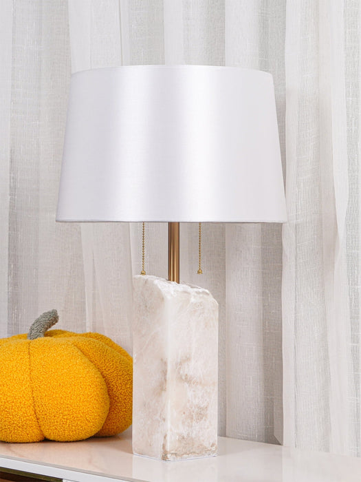 Raw Alabaster Table Lamp - Simprolos