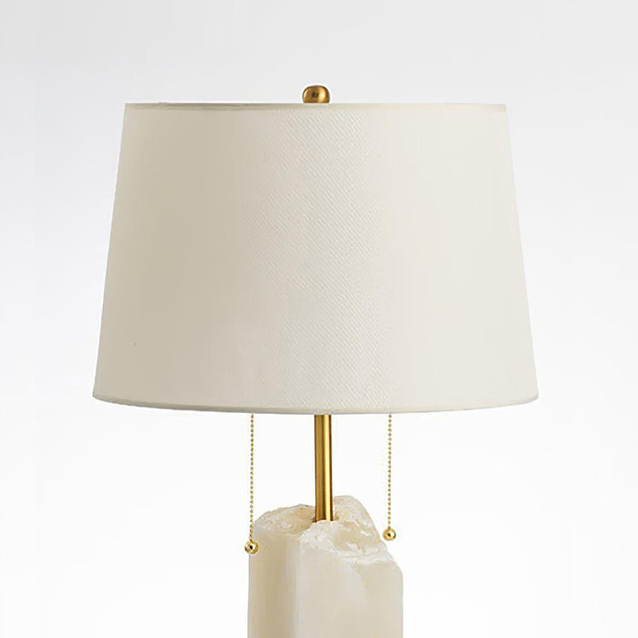 Raw Alabaster Table Lamp - Simprolos