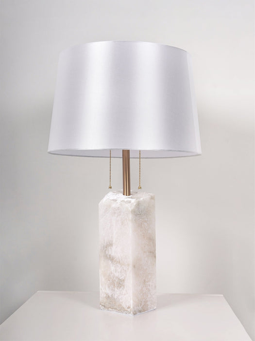 Raw Alabaster Table Lamp - Simprolos