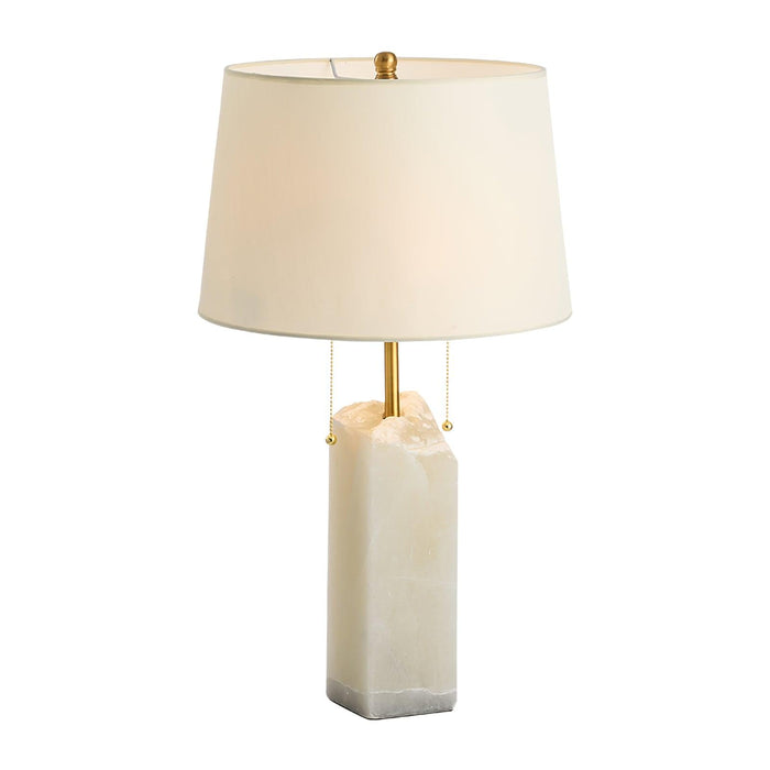 Raw Alabaster Table Lamp - Simprolos