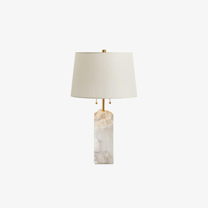 Raw Alabaster Table Lamp - Simprolos