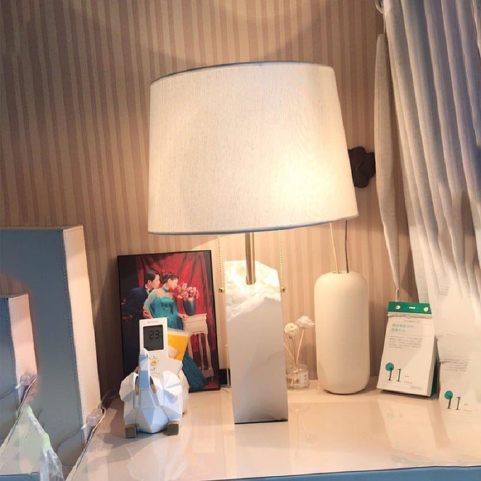 Raw Alabaster Table Lamp - Simprolos