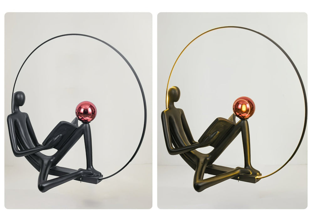 Reader Sculpture Floor Lamp - Simprolos
