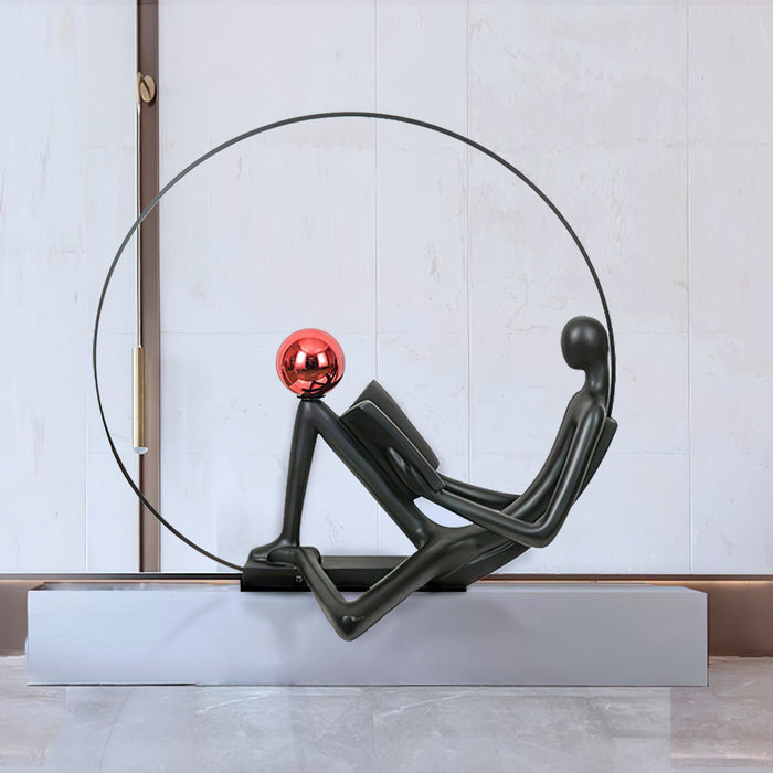 Reader Sculpture Floor Lamp - Simprolos