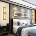 Rectangular Alabaster Brass Wall Sconce - Simprolos