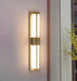 Rectangular Alabaster Brass Wall Sconce - Simprolos