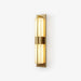 Rectangular Alabaster Brass Wall Sconce - Simprolos