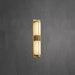 Rectangular Alabaster Brass Wall Sconce - Simprolos